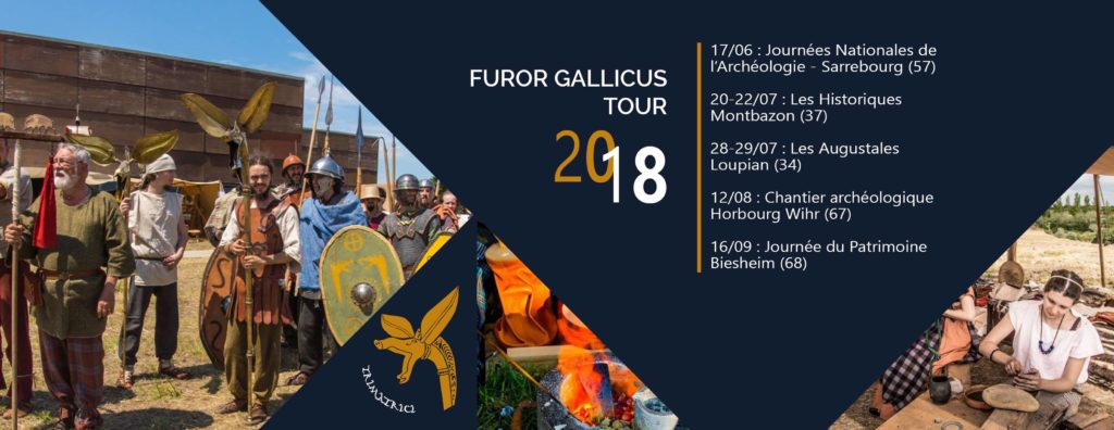 Création de visuel pour la troupe des Trimatrici pour le Furor Gallicus Tour 2018. © Myriam Muesser, Trimatrici